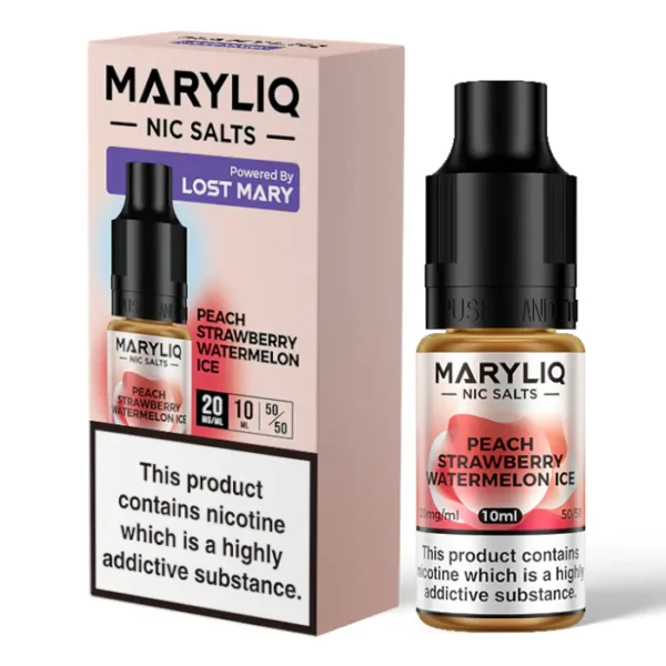 Peach Strawberry Watermelon Ice - 10ml E-liquid